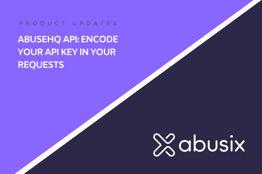 Abusehq API encode API key In requests